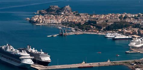 corfu greece cruise port to old town
